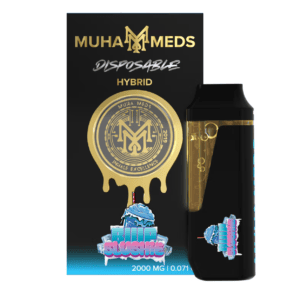 Muha Meds - Blue Slushie | 2G Disposable Cart - Hybrid.