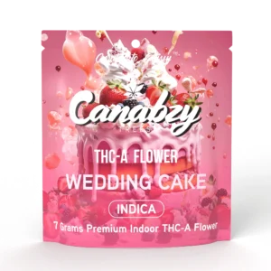 Indica THC-A Flower – 7 Grams – Wedding Cake