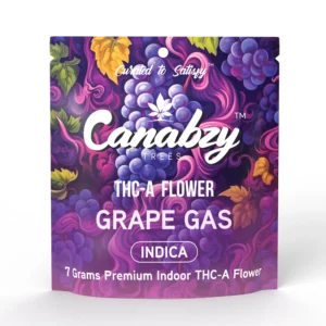 Indica THC-A Flower – 7 Grams – Grape Gas