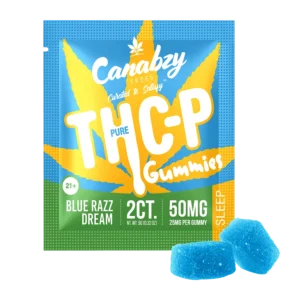 THC-P Pure Gummies 50mg - Blue Raz Dream