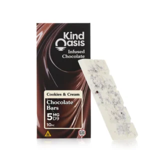 THCp Infused chocolate Bar - Cookies & Cream 10ct