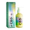 CBD beverage enhancer drops in a yellow bottle with a colorful box.