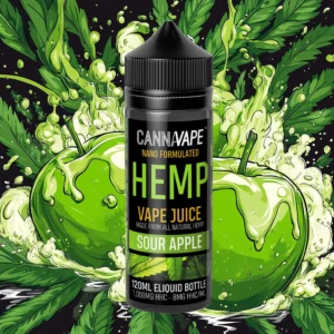 Sour Apple Hemp HHC-Derived Vape Juice